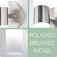 Duo 14" Modern Bathroom / Vanity Wall Sconce