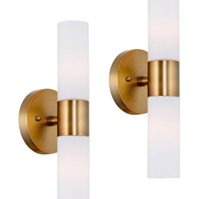 Duo 14" Modern Bathroom / Vanity Wall Sconce