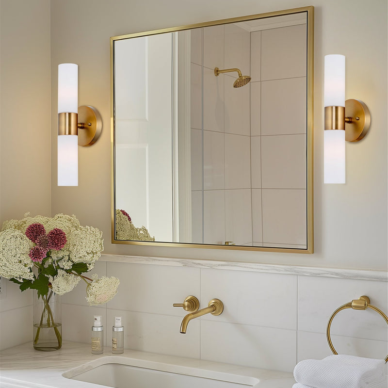 Duo 14" Modern Bathroom / Vanity Wall Sconce