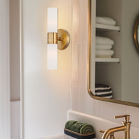 Duo 14" Modern Bathroom / Vanity Wall Sconce
