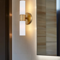 Duo 14" Modern Bathroom / Vanity Wall Sconce