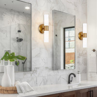 Duo 14" Modern Bathroom / Vanity Wall Sconce
