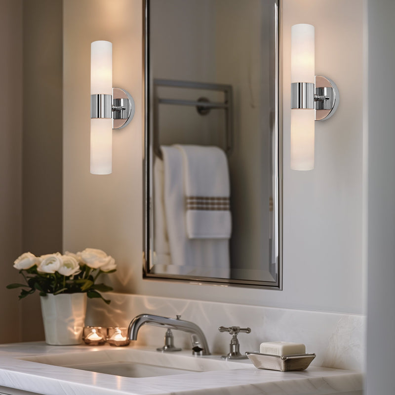Duo 14" Modern Bathroom / Vanity Wall Sconce