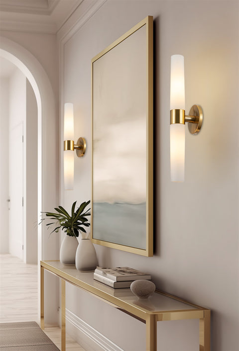 Duo 21" 2-Light Modern Bathroom / Vanity Wall Sconce