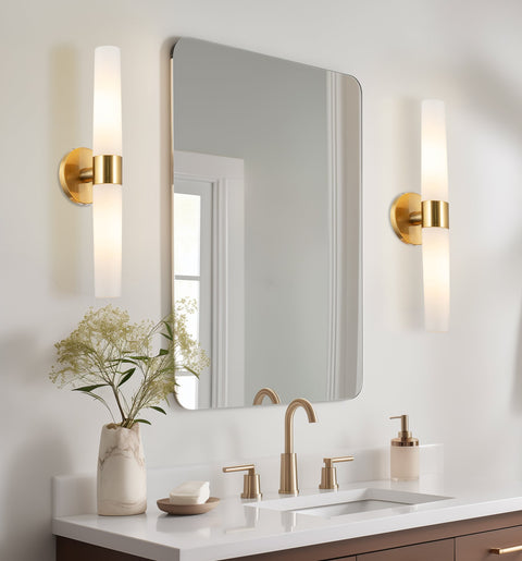 Duo 21" 2-Light Modern Bathroom / Vanity Wall Sconce