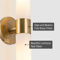 Duo 21" 2-Light Modern Bathroom / Vanity Wall Sconce