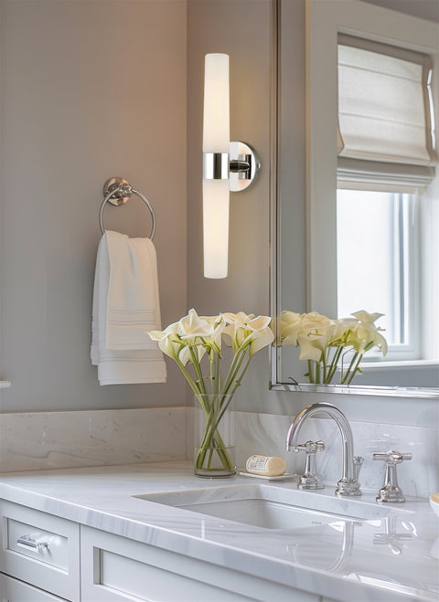 Duo 21" Modern Bathroom / Vanity Wall Sconce