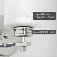 Phoebe 8" Modern Bathroom / Vanity Wall Sconce