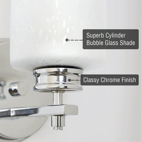 Phoebe 8" Modern Bathroom / Vanity Wall Sconce