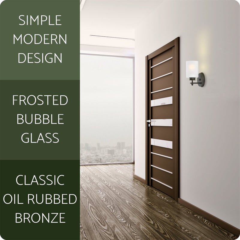 Phoebe 8" Modern Bathroom / Vanity Wall Sconce