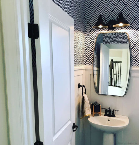 Welton 19" 2-Light Modern Farmhouse Bathroom Wall Sconce
