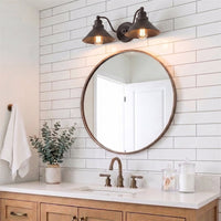 Welton 19" 2-Light Modern Farmhouse Bathroom Wall Sconce