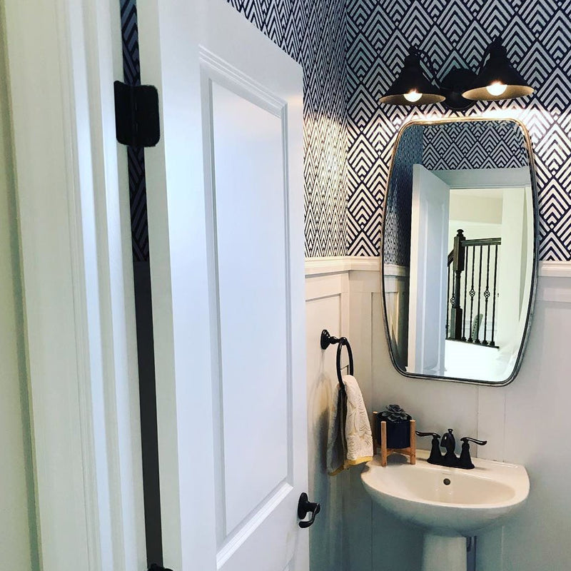 Welton 19" 2-Light Modern Farmhouse Bathroom Wall Sconce