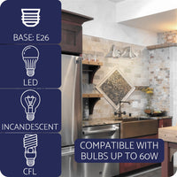 Welton 19" Modern Industrial 2-Light Wall Sconce