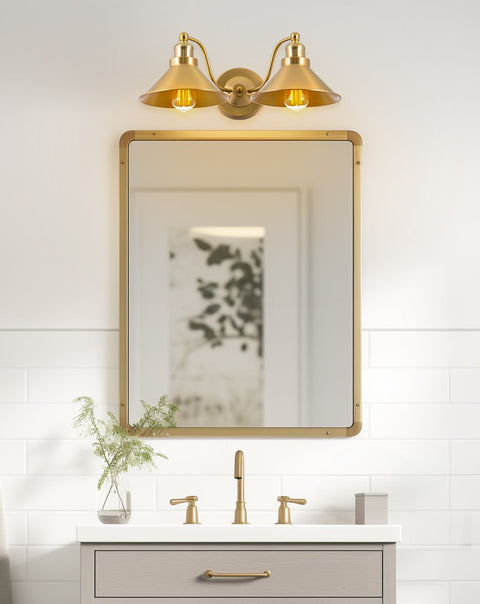 Welton 19" 2-Light Modern Farmhouse Bathroom Wall Sconce