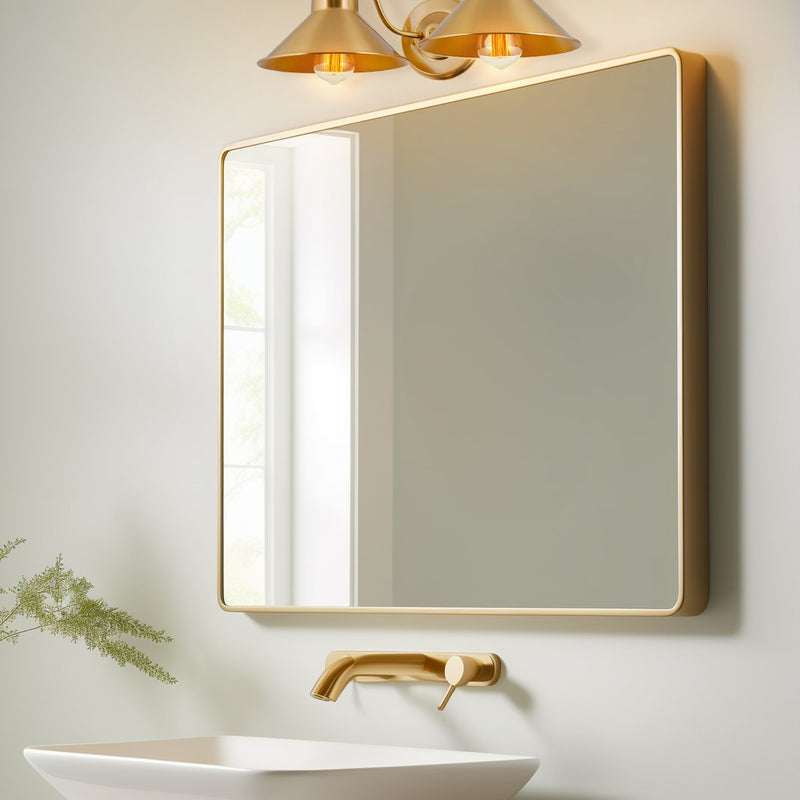 Welton 19" 2-Light Modern Farmhouse Bathroom Wall Sconce