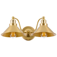 Welton 19" 2-Light Modern Farmhouse Bathroom Wall Sconce