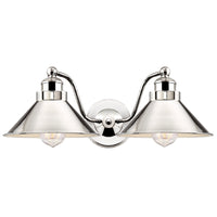 Welton 19" Modern Industrial 2-Light Wall Sconce