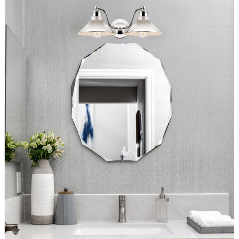 Welton 19" Modern Industrial 2-Light Wall Sconce