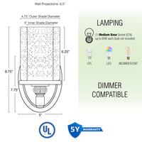 Victoria 10" Transitional Wall Sconce