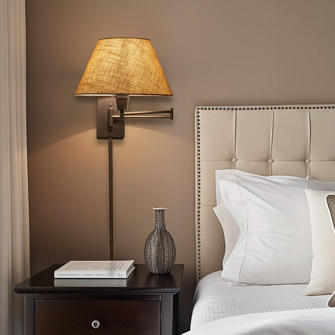 Cambridge 15" Swing Arm Wall Lamp - Plug In/Wall Mount, 2-Pack