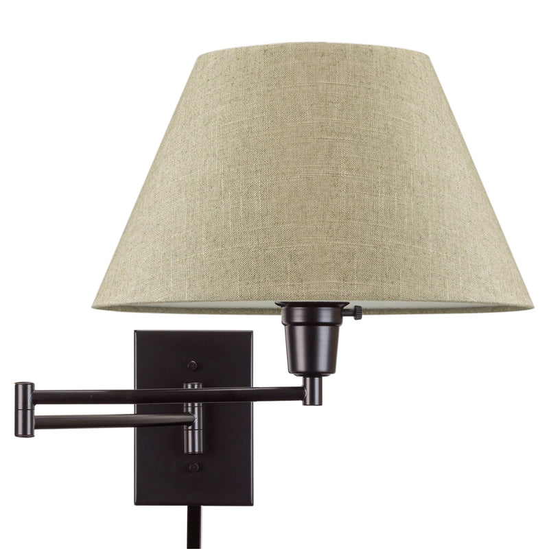 Cambridge 15" Swing Arm Wall Lamp - Plug In/Wall Mount
