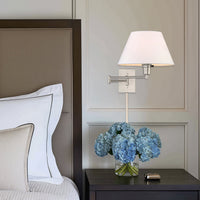 Cambridge 15" Swing Arm Wall Lamp - Plug In/Wall Mount, 2-Pack