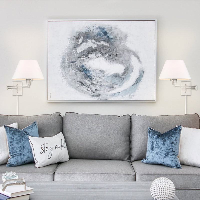 Cambridge 15" Swing Arm Wall Lamp - Plug In/Wall Mount, 2-Pack