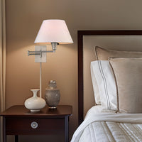 Cambridge 15" Swing Arm Wall Lamp - Plug In/Wall Mount, 2-Pack