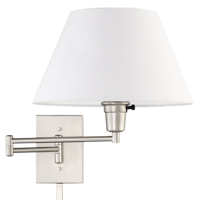 Cambridge 15" Swing Arm Wall Lamp - Plug In/Wall Mount