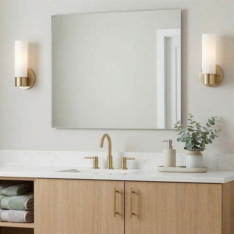 Sol 10" Modern Bathroom / Vanity Wall Sconce, 2-Pack