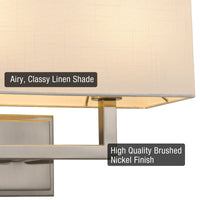 Haven 16" 2-Light Modern Wall Sconce