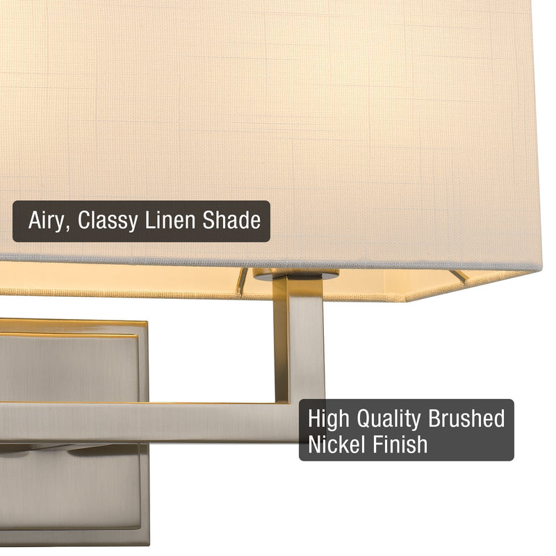 Haven 16" 2-Light Modern Wall Sconce