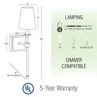 Torche 20" Wall Sconce