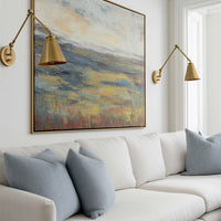 Ellis 18" Vintage Industrial Swing Arm Wall Lamp, 2-Pack