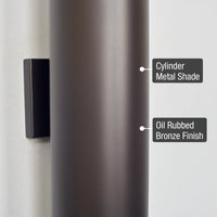 Enzo 16" 2-Light Modern Indoor/Outdoor Weatherproof Wall Sconce