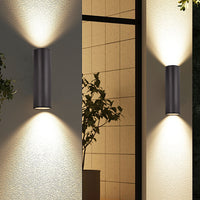 Enzo 16" 2-Light Modern Indoor/Outdoor Weatherproof Wall Sconce