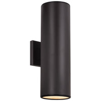 Enzo 16" 2-Light Modern Indoor/Outdoor Weatherproof Wall Sconce