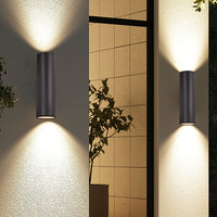 Enzo 16" 2-Light Modern Indoor/Outdoor Weatherproof Wall Sconce