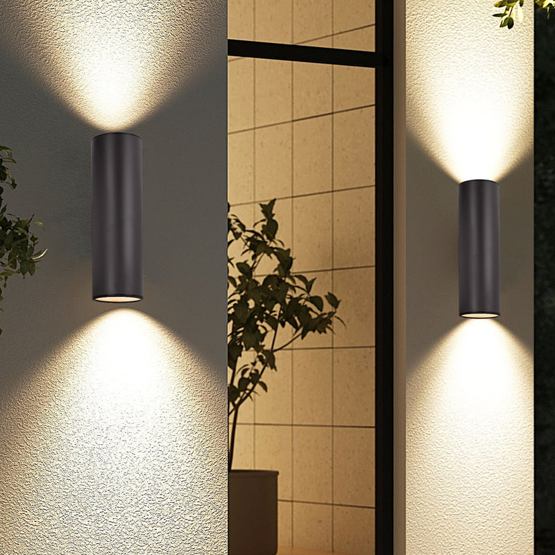 Enzo 16" 2-Light Modern Indoor/Outdoor Weatherproof Wall Sconce