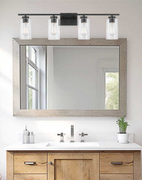 Lucid 33" 4-Light Farmhouse Vanity / Bathroom Light