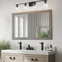 Lucid 33" 4-Light Farmhouse Vanity / Bathroom Light