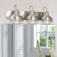Liberty 24" 3-Light Modern Industrial Vanity / Bathroom Light