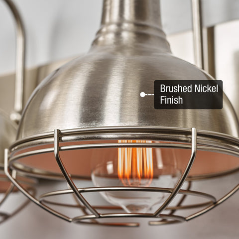 Liberty 24" 3-Light Modern Industrial Vanity / Bathroom Light