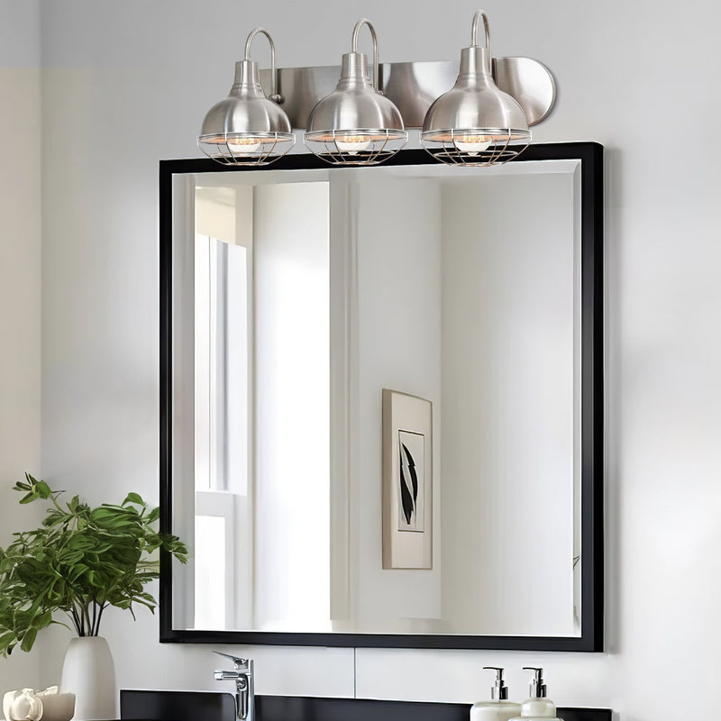 Liberty 24" 3-Light Modern Industrial Vanity / Bathroom Light