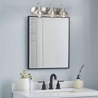 Liberty 24" 3-Light Modern Industrial Vanity / Bathroom Light