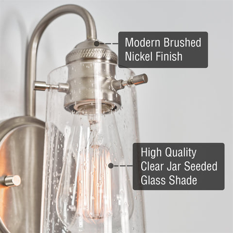 Rayne 10" Modern Farmhouse Gooseneck Bathroom / Vanity Wall Sconce