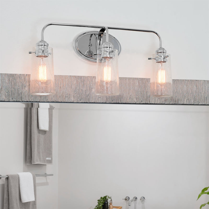 Rayne 23" Modern Farmhouse 3-Light Vanity / Bathroom Light
