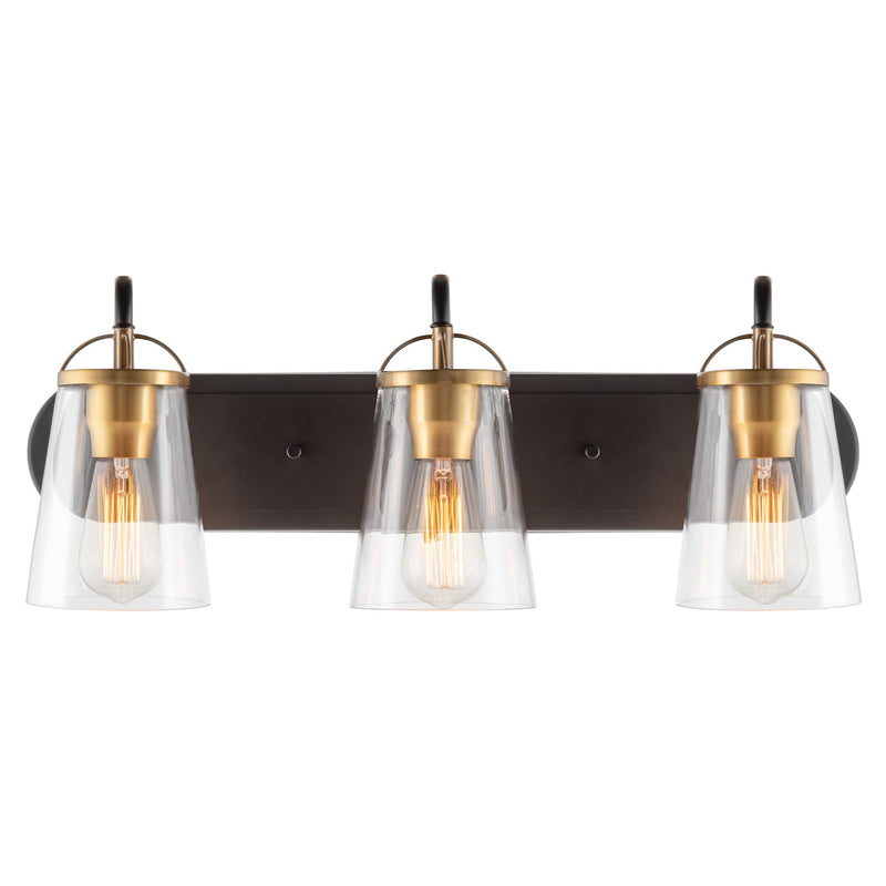 Voltaire 24" Modern Farmhouse 3-Light Vanity / Bathroom Light