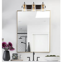 Voltaire 24" Modern Farmhouse 3-Light Vanity / Bathroom Light